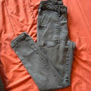 👖 Calvin Klein Jeans Stretch Skinny High Rise Gray Pants